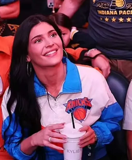 Kylie Jenner NY Knicks Game Vintage Jacket
