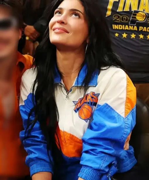Kylie Jenner NY Knicks Vintage Game Jacket