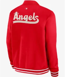 Los Angeles Angels Red Bomber City Connect Jacket