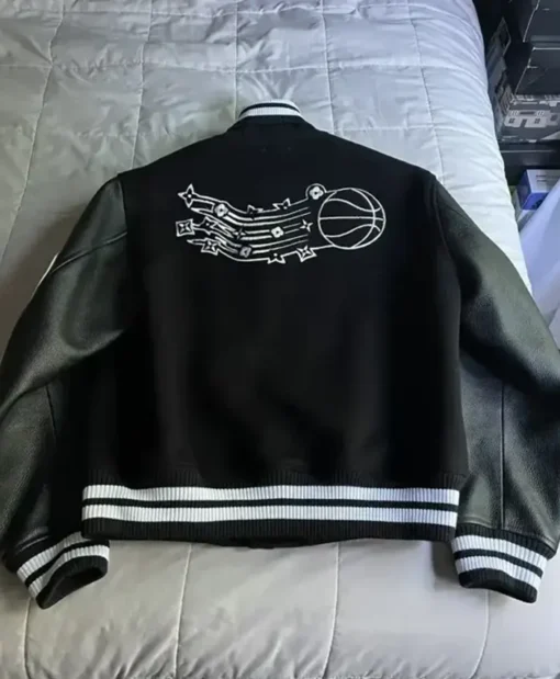 Louis Vuitton NBA Black Varsity Jacket