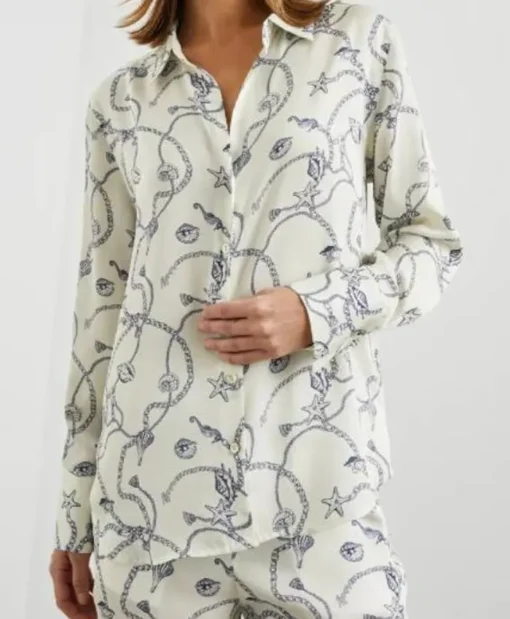 Love Hotel S01 Shannon Beador Print Chain Shirt