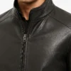 Men Fashion Brown Leather Brown Motorcycle Jacket