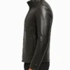 Men Fashion Leather Motorcycle Brown Jacket