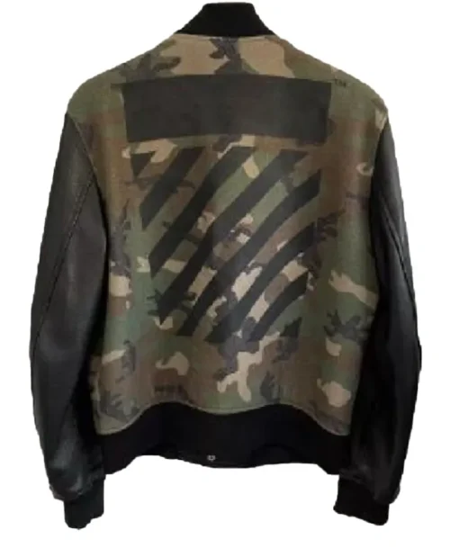 Michael Bublé The Voice S27 Camouflage Bomber Jacket