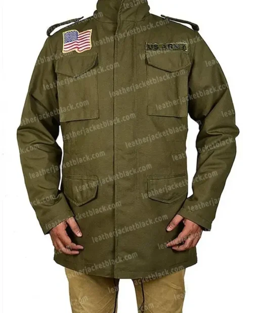Mortal Kombat 11 John Rambo Green Jacket