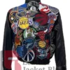 NBA Jeff Hamilton Megapatch Leather Jacket