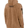 NFL Kansas City Chiefs Salute To Service Club Brown Pullover Fleece Hoodie