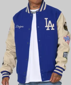 New Era MLB LA Dodgers World Series Varsity Jacket