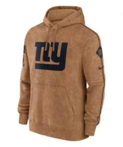 New York Giants Salute To Service Brown Hoodie