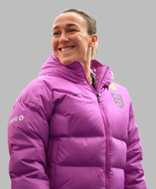 Nike England Lionesses Puffer Purple Jacket