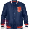 Order Now Baseball Team Minnesota Twins Classic Navy Blue Satin Varsity Jacket For Men And Women