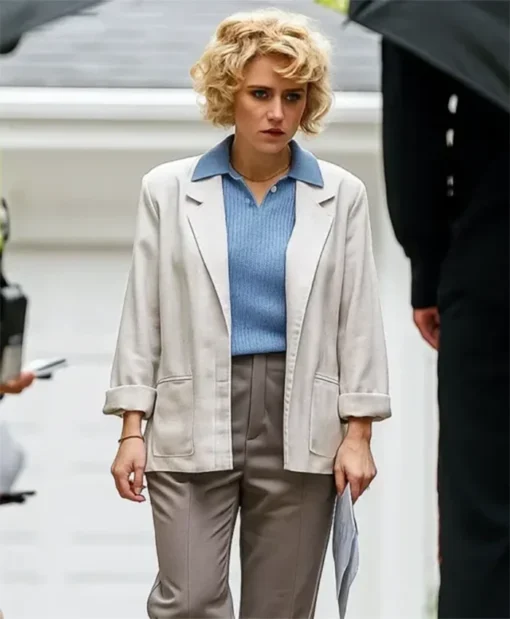 Paper Tiger 2025 Scarlett Johansson White Blazer
