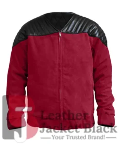 Patrick Stewart Star Trek The Next Leather Generation Jacket