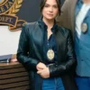 Providence Falls S01 Katie Stevens Black Leather Jacket