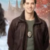 Providence Falls S01 Lachlan Quarmby Brown Leather Jacket