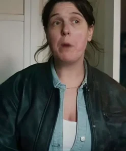 Pushers S01 Rosie Jones Black Leather Jacket