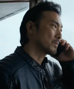 Rental Family 2025 Takehiro Hira Black Leather Jacket