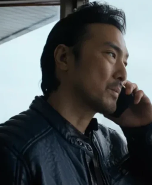 Rental Family 2025 Takehiro Hira Black Leather Jacket