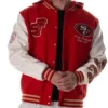 SF 49ers The Wild Collective Hooded Varsity Jacket