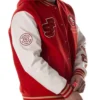SF 49ersThe Wild Collective Hooded Varsity Jacket