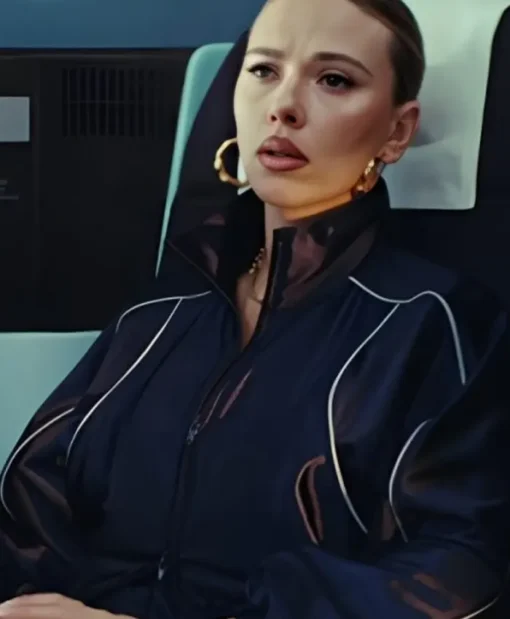 SNL S50 Scarlett Johansson Blue Track Jacket