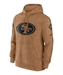 San Francisco 49ers Salute to Service Brown Hoodie