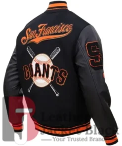 San Francisco Giants Varsity Mash Up Black Jacket