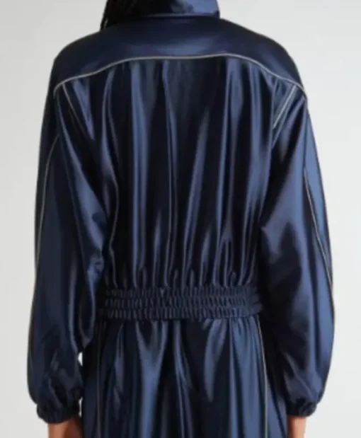 Scarlett Johansson SNL S50 Blue Track Jacket