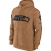 Seahawks Salute To Service Brown Hoodie
