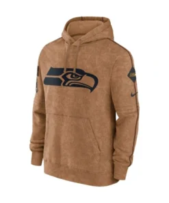 Seahawks Salute To Service Brown Hoodie