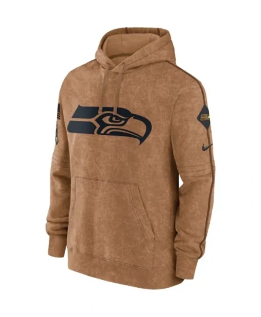 Seahawks Salute To Service Brown Hoodie