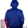 Seattle Seahawks Blue Hooded Bomber Jacket