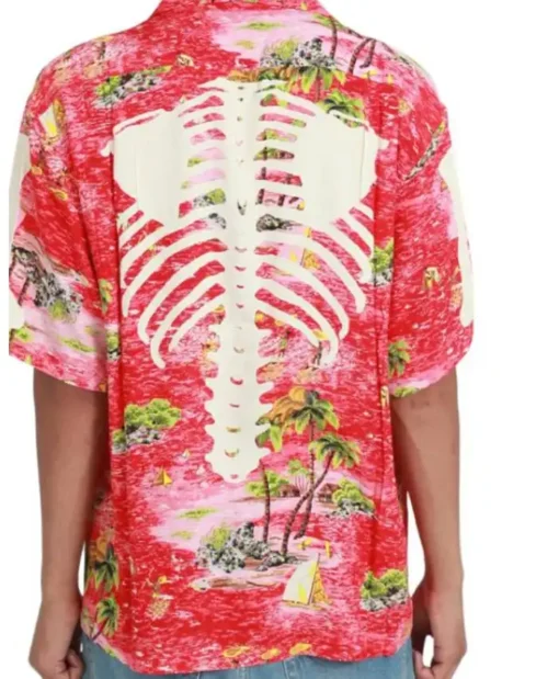 Seth Rogen Platonic S02 Skeleton Print Shirt