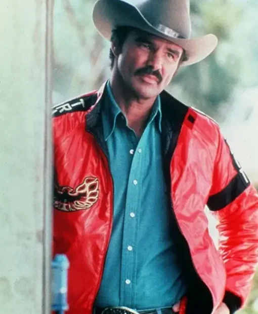 Smokey And The Bandit Burt Reynolds Red Leather Jacket