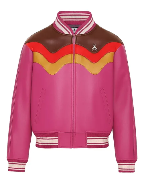 Stegaro Leather Bomber Jacket