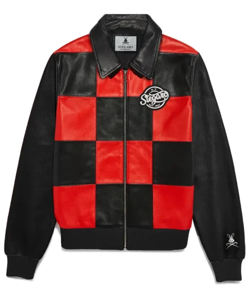 Stegaro Mayan Disc Leather Jacket