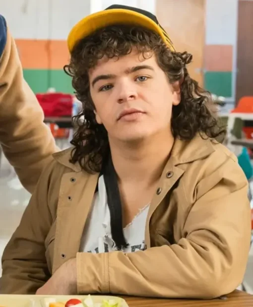 Stranger Things S5 Gaten Matarazzo Beige Coat