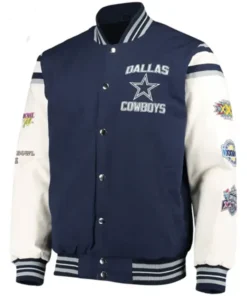 Super Bowl 5x Champions Dallas Cowboys Varsity Jacket