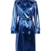 Superman 2025 Eve Teschmacher Electric Blue Trench Coat