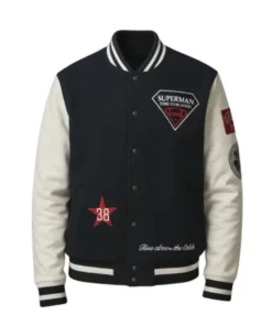 Superman Lucky Letterman Varsity Jacket