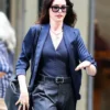 The Devil Wears Prada 2 2026 Anne Hathaway Blue Blazer