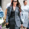 The Devil Wears Prada 2 2026 Anne Hathaway Grey Blazer