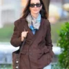 The Devil Wears Prada 2 2026 Anne Hathaway Suede Blazer