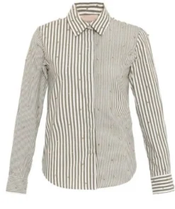 The Kelly Clarkson Show 2025 Striped White Shirt