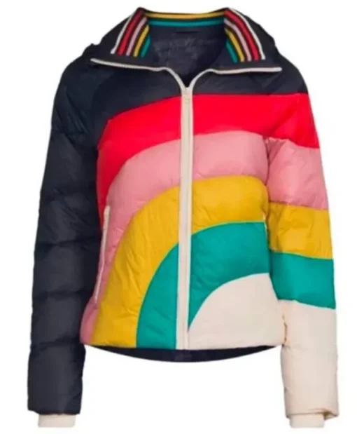 The Motherhood S01 Rainbow Puffer Jacket