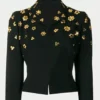 The Nanny S05 Fran Drescher Gold Flowers Black Blazer