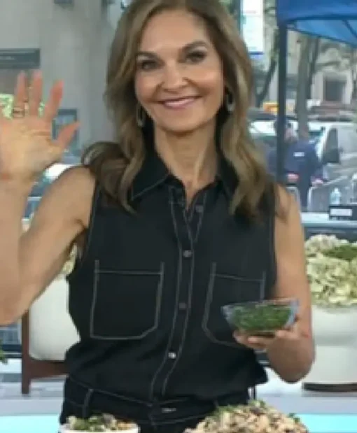 The Today Show 2025 Joy Bauer Black Sleeveless Shirt
