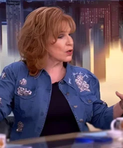 The View 2025 Joy Behar Denim Embellished Jacket