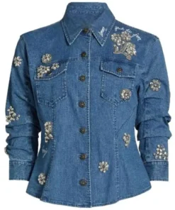 The View 2025 Joy Behar Embellished Denim Jacket