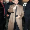 The Weeknd NY Premiere Hurry Up Tomorrow Brown Coat